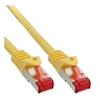 Image de - Cordon de raccordement - RJ-45 (M) pour RJ-45 (M) - 2 m - SFTP, PiMF - CAT 6 - moulé, sans crochet - jaune