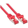 Image de - Cordon de raccordement - RJ-45 (M) pour RJ-45 (M) - 50 cm - SFTP, PiMF - CAT 6 - moulé, sans crochet - rouge