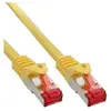 Image de - Cordon de raccordement - RJ-45 (M) pour RJ-45 (M) - 50 m - SFTP, PiMF - CAT 6 - moulé, sans crochet - jaune