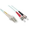Image de - Cordon de raccordement - LC multi-mode (M) pour ST multi-mode (M) - 20 m - fibre optique - duplex - 50 / 125 microns - OM3 - sans halogène -