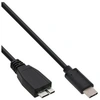 Image de - Câble USB - 24 pin USB-C (M) pour Micro-USB Type B (M) - USB 3.1 - 3 A - 50 cm - noir