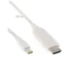Image de - Câble adaptateur - Mini DisplayPort mâle pour HDMI mâle - 1 m - blanc - support 4K