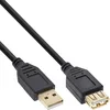 Image de InLine® USB 2.0 Extension Cable Type A male to A female gold plated black 10m en occasion ou reconditionné
