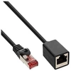 Image de - Câble d'extension de patch - RJ-45 (M) pour RJ-45 (F) - 2 m - SFTP, PiMF - CAT 6 - sans halogène, moulé, sans crochet - noir