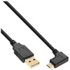 Image de - Câble USB - USB (M) droit pour Micro-USB de type B (M) incliné - USB 2.0 - 1.5 m - noir