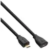 Image de - Rallonge de câble USB - Micro-USB de type B (M) pour Micro-USB de type B (F) - USB 2.0 - 2 m - noir