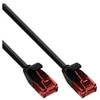 Image de Slim - Cordon de raccordement - RJ-45 (M) pour RJ-45 (M) - 1 m - UTP - CAT 6 - moulé, rond, sans crochet - noir