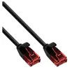 Image de Slim - Cordon de raccordement - RJ-45 (M) pour RJ-45 (M) - 7.5 m - UTP - CAT 6 - moulé, rond, sans crochet - noir