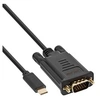 Image de - Câble adaptateur - 24 pin USB-C (M) pour HD-15 (VGA) (M) - USB 3.1 Gen 1 / Thunderbolt 3 / DisplayPort 1.2 - 2 m - noir