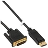 Image de - Câble adaptateur - DVI-D (M) pour DisplayPort (M) - 30 cm - support 1080p - noir