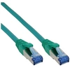 Image de - Cordon de raccordement - RJ-45 (M) pour RJ-45 (M) - 15 m - SFTP, PiMF - CAT 6a - sans halogène, moulé, sans crochet - vert