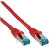 Image de - Cordon de raccordement - RJ-45 (M) pour RJ-45 (M) - 15 m - SFTP, PiMF - CAT 6a - sans halogène, moulé, sans crochet - rouge