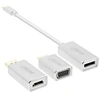 Image de Set 6-in-1 - Kit d'adaptateur vidéo / audio - argent - support 4K