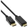 Image de Câble convertisseur DisplayPort vers HDMI, 4K / 60Hz, noir, 0,5 m