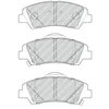 Image de Kit De Plaquettes De Frein, Frein À Disque Premier Eco Friction Fdb4920 Ferodo Ferodo Fdb4920 Hyundai