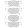 Image de Kit De Plaquettes De Frein, Frein À Disque Premier Eco Friction Fdb4933 Ferodo Ferodo Fdb4933 Opel
