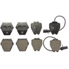 Image de Kit De Plaquettes De Frein, Frein À Disque Premier Eco Friction Fdb1709 Ferodo Ferodo Fdb1709 Audi;Volkswagen