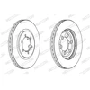 Image de Disque De Frein Ferodo Ddf1605 Daewoo;Ssangyong