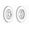Image de Disque De Frein Ferodo Ddf1708 Audi;Volkswagen