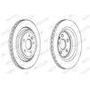 Image de Disque De Frein Ferodo Ddf1681c Volvo