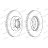 Image de Disque De Frein Ferodo Ddf1010c Volkswagen