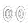 Image de Disque De Frein Ferodo Ddf1035c Mercedes-Benz