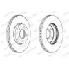 Image de Disque De Frein Ferodo Ddf1222c Ford;Volvo