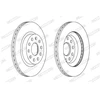 Image de Disque De Frein Ferodo Ddf1223c Audi;Seat;Skoda;Volkswagen