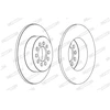Image de Disque De Frein Ferodo Ddf1224c Audi;Seat;Skoda;Volkswagen