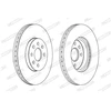 Image de Disque De Frein Ferodo Ddf1236c Opel;Vauxhall