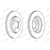 Image de Disque De Frein Ferodo Ddf1286c Volkswagen