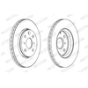 Image de Disque De Frein Ferodo Ddf1527c Citroen;Peugeot;Toyota