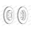 Image de Disque De Frein Ferodo Ddf175c Audi;Rover;Seat;Volkswagen