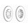 Image de Disque De Frein Ferodo Ddf812c Seat;Volkswagen