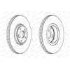 Image de Disque De Frein Ferodo Ddf1405c1 Renault