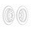 Image de Disque De Frein Ferodo Ddf468c Honda;Lotus;Mg;Rover