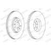 Image de Disque De Frein Ferodo Ddf1615c Citroen;Fiat;Peugeot
