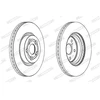 Image de Disque De Frein Ferodo Ddf1315c Toyota