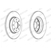 Image de Disque De Frein Ferodo Ddf1784c Fiat;Opel