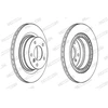 Image de Disque De Frein Ferodo Ddf1549c Bmw