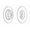 Image de Disque De Frein Ferodo Ddf1895c Audi;Cupra;Seat;Skoda;Volkswagen