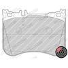 Image de Kit De Plaquettes De Frein, Frein À Disque Premier Eco Friction Fdb4800 Ferodo Ferodo Fdb4800 Mercedes-Benz