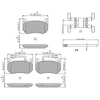 Image de Kit De Plaquettes De Frein, Frein À Disque Premier Fdb4847 Ferodo Ferodo Fdb4847 Alfa Romeo