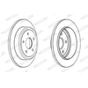 Image de Disque De Frein Ferodo Ddf1813c Jeep