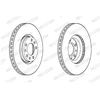 Image de Disque De Frein Ferodo Ddf2156c Citroen;Ds;Opel;Peugeot;Vauxhall