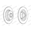 Image de Disque De Frein Ferodo Ddf1364c1 Renault
