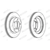 Image de Disque De Frein Ferodo Ddf1798c1 Toyota