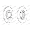 Image de Disque De Frein Ferodo Ddf1076c Chevrolet;Daewoo