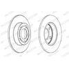 Image de Disque De Frein Ferodo Ddf1233c Seat;Volkswagen