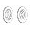 Image de Disque De Frein Ferodo Ddf1240c Audi